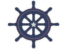 Stickdatei Hello Sailor Steuerrad